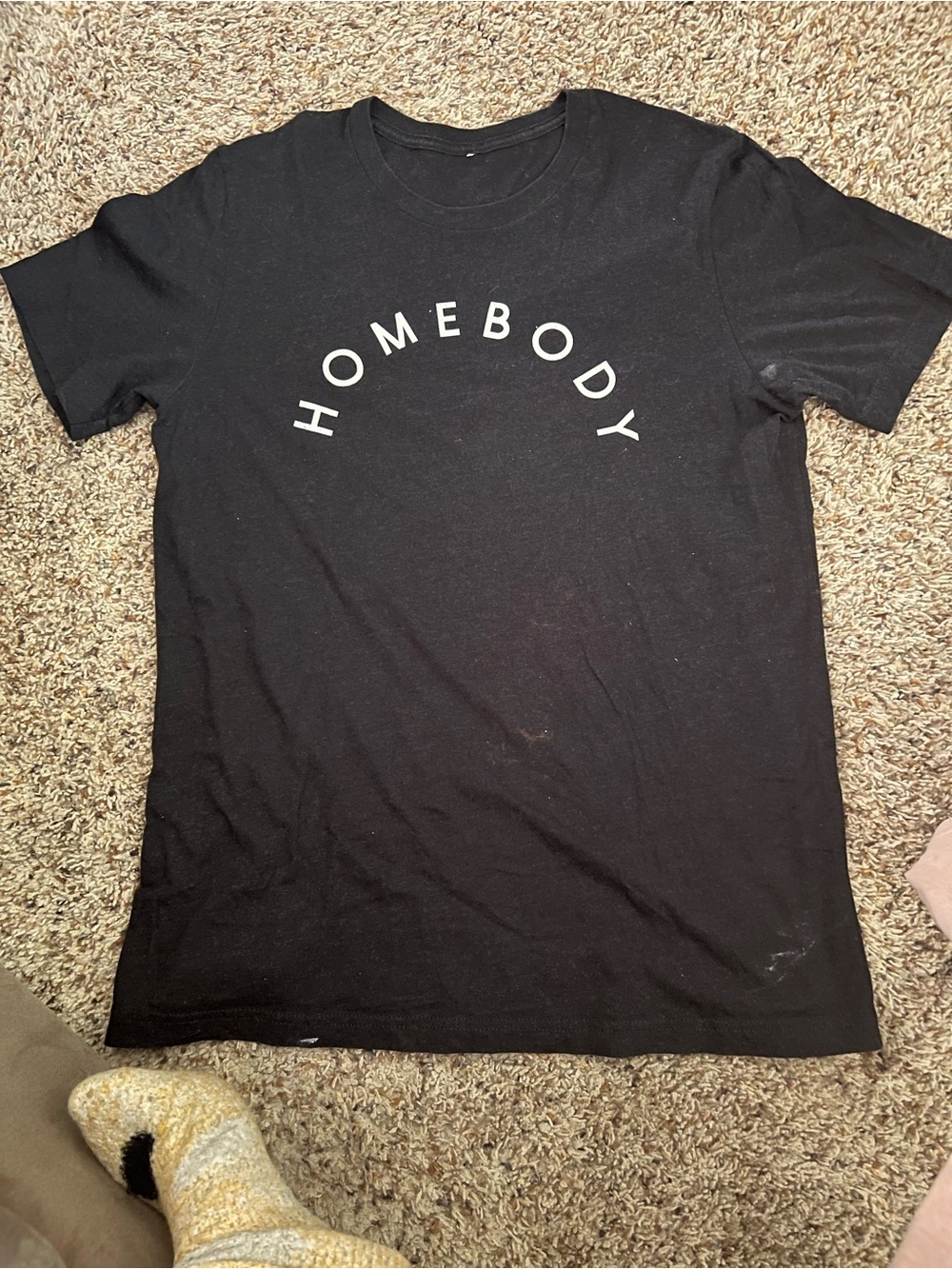 Black "HOMEBODY" Graphic Tee
